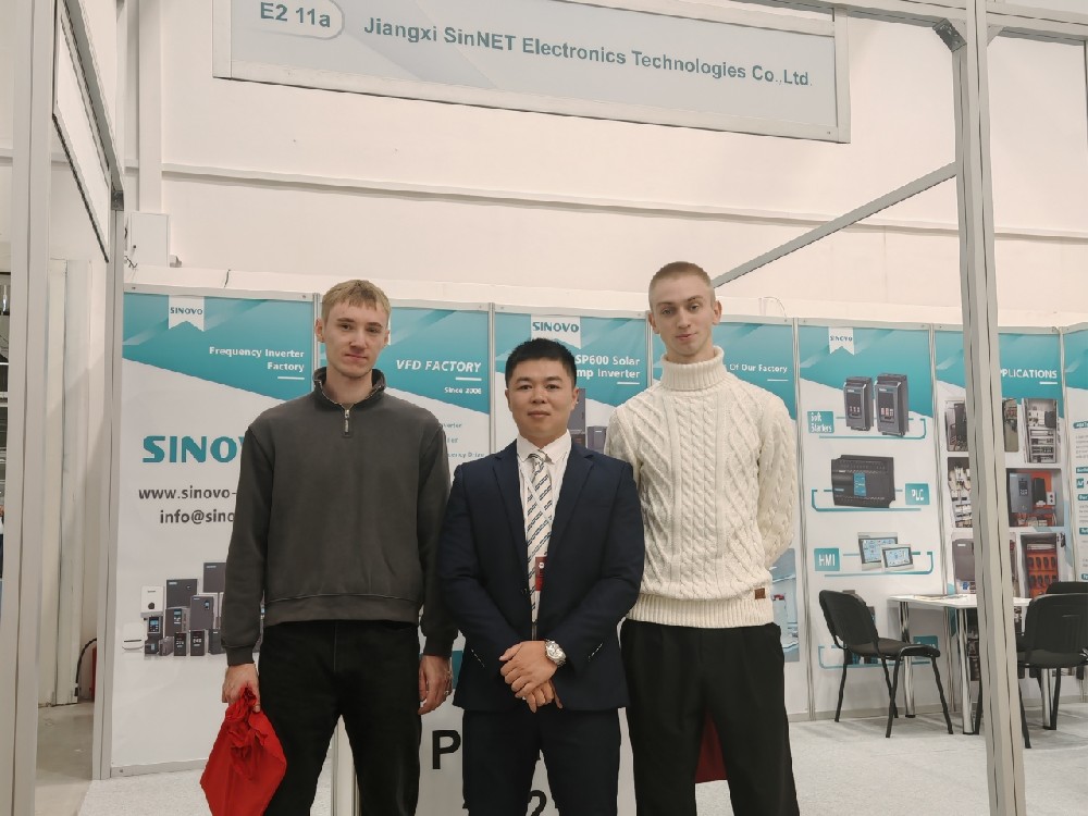 SINOVO Showcases Cutting-Edge SD600 and SD60 Series VFDs at Warsaw Industry Week 2025