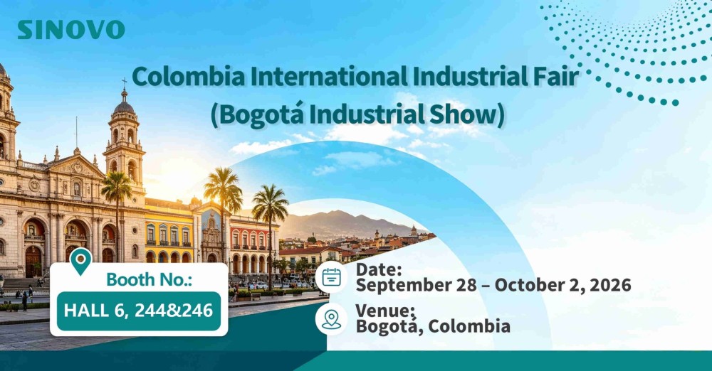 SINOVO TO EXHIBIT AT THREE INTERNATIONAL TRADE SHOWS ACROSS LATIN AMERICA, SOUTH ASIA AND CHINA THIS AUTUMN